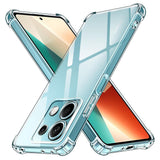 Husa de protectie Techsuit Shockproof Clear Silicone compatibil cu Xiaomi Redmi Note 13 Pro 4G / Poco M6 Pro 4G, Transparent