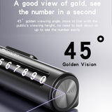 Gadget Yesido Parking Number (C202), for Dashboard, Small Size, Number Hiding, Weather-Resistant, Removable Adhesive, Negru