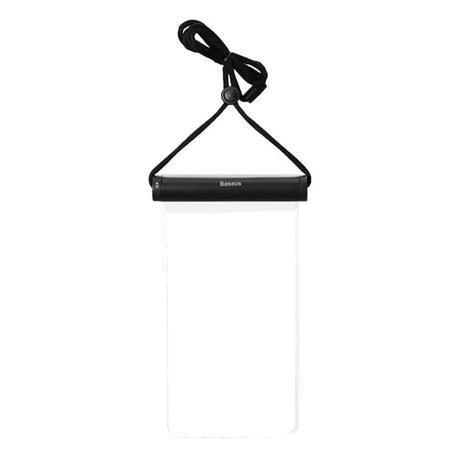 Baseus Waterproof Case (P60263701113-00), IPX8, with Cylindrical Slide Lock, for Phone 7.2", Negru