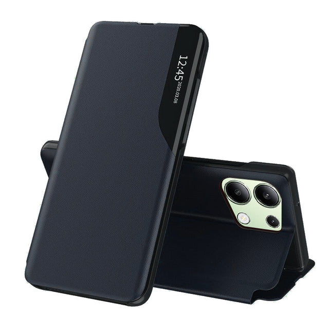 Husa de protectie Techsuit eFold Series compatibil cu Xiaomi Redmi Note 13 4G, Albastru Inchis