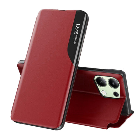Husa de protectie Techsuit eFold Series compatibil cu Xiaomi Redmi Note 13 4G, Rosu