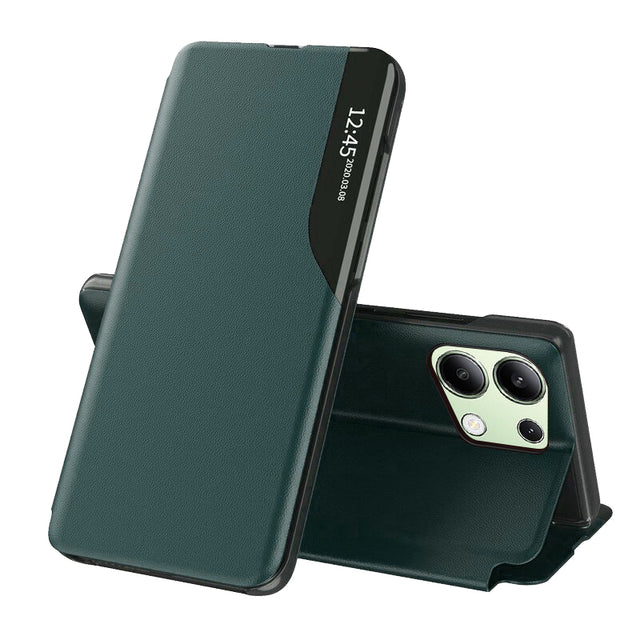 Husa de protectie Techsuit eFold Series compatibil cu Xiaomi Redmi Note 13 4G, Verde Inchis