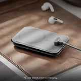 Suport ESR HaloLock Findmy Wallet, Artificial Leather Wallet Stand, Titanium Natural
