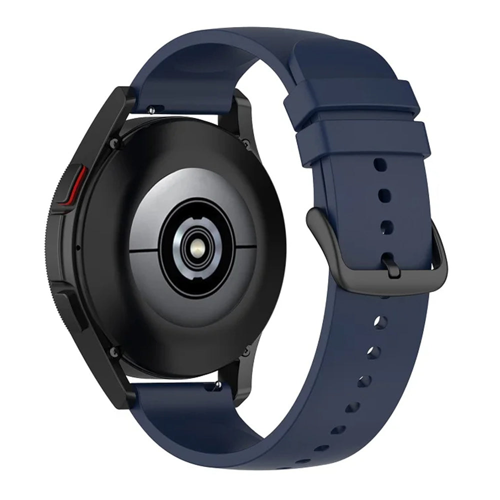 Curea smartwatch Techsuit Watchband 22mm (W001) compatibil cu Huawei Watch GT 2 (46mm)/GT 2 Pro/GT 3 Pro (46mm)/Ultimate, Xiaomi Watch S1, Albastru Inchis