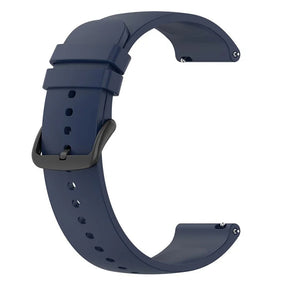 Curea smartwatch Techsuit Watchband 22mm (W001) compatibil cu Huawei Watch GT 2 (46mm)/GT 2 Pro/GT 3 Pro (46mm)/Ultimate, Xiaomi Watch S1, Albastru Inchis