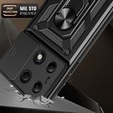 Husa de protectie Techsuit CamShield Series compatibil cu Xiaomi Redmi Note 13 Pro 4G / Poco M6 Pro 4G / Note 14S 4G, Negru