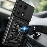 Husa de protectie Techsuit CamShield Series compatibil cu Xiaomi Redmi Note 13 Pro 4G / Poco M6 Pro 4G / Note 14S 4G, Negru
