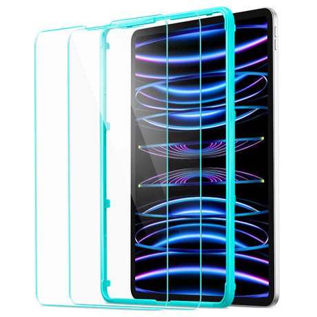 Husa de protectie tableta ESR Tempered Glass 9H (set de 2) compatibil cu iPad Air 4 / 5 (2020/2022) / Pro 11 (2018 / 2020 / 2021 / 2022), Transparent