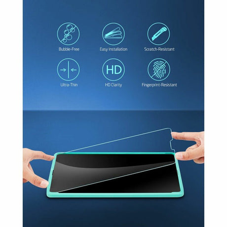 Husa de protectie tableta ESR Tempered Glass 9H (set de 2) compatibil cu iPad Air 4 / 5 (2020/2022) / Pro 11 (2018 / 2020 / 2021 / 2022), Transparent