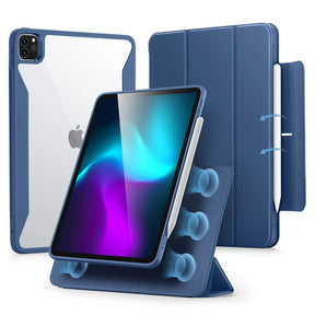 Husa de protectie tableta ESR Rebound Hybrid compatibil cu iPad Pro 11 (2024) / iPad Pro 11 (2025), Bleumarin