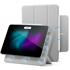 Husa de protectie tableta ESR Rebound Magnetic compatibil cu iPad Air 13 (2024) / Air 13 (2025) / Air 13 (2026), Gri