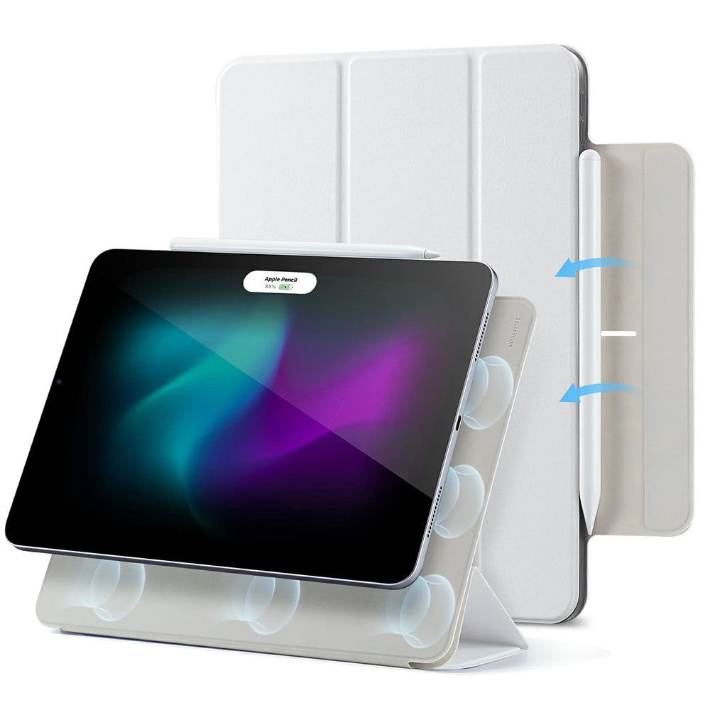 Husa de protectie tableta ESR Rebound Magnetic compatibil cu iPad Pro 11 (2024) / iPad Pro 11 (2025), Alb