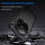 Husa de protectie Techsuit Carbon Silicone compatibil cu Xiaomi Redmi A3 / Redmi A3x, Negru