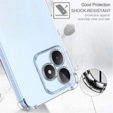Husa de protectie Techsuit Shockproof Clear Silicone compatibil cu Realme C51 / Note 50, Transparent