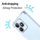 Husa de protectie Techsuit Shockproof Clear Silicone compatibil cu Realme C51 / Note 50, Transparent