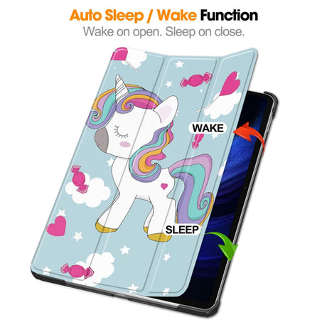 Husa de protectie tableta Techsuit FoldPro compatibil cu Xiaomi Pad 6S Pro 12.4, Unicorn