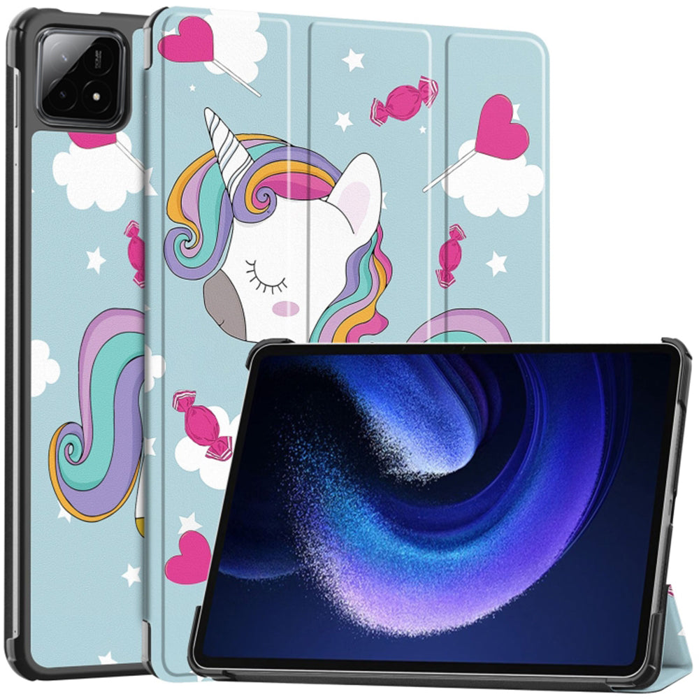 Husa de protectie tableta Techsuit FoldPro compatibil cu Xiaomi Pad 6S Pro 12.4, Unicorn