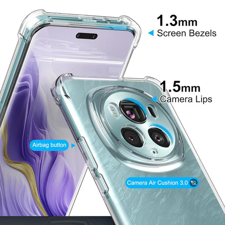 Husa de protectie Techsuit Shockproof Clear Silicone compatibil cu Honor Magic6 Pro, Transparent