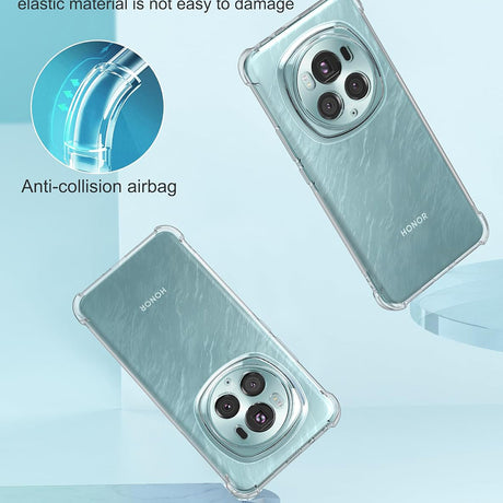Husa de protectie Techsuit Shockproof Clear Silicone compatibil cu Honor Magic6 Pro, Transparent