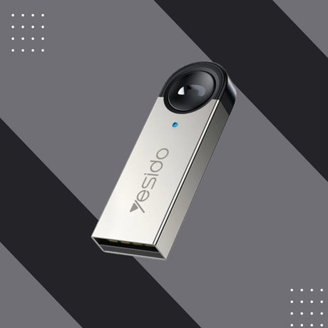 Gadget Yesido Bluetooth Receiver (YAU81), for Car / Speaker / TV, Negru