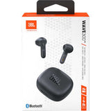 Casti JBL (Wave 300), Bluetooth 5.2, True Wireless, Microphone, Siri Voice Assistant, Touch Control, Negru