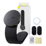 Suport Baseus C02 (SUCC000201), Magnetic Grip, Flexible Design, for Dashboard, Negru