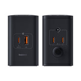 Incarcator Baseus Charging Station (P10163901113-00), GaN, 3x USB-C, USB, DC, 240W, 1m, Negru
