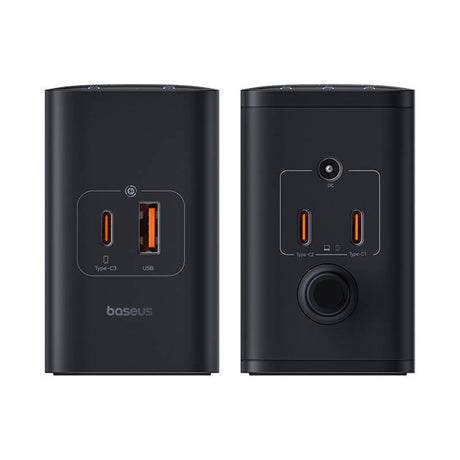 Incarcator Baseus Charging Station (P10163901113-00), GaN, 3x USB-C, USB, DC, 240W, 1m, Negru