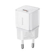 Incarcator Baseus (P10162503213-00), GaN5S, Type-C, 20W, Alb