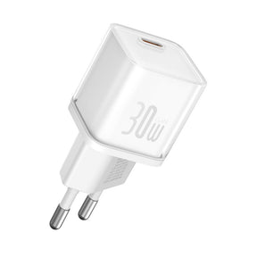 Incarcator Baseus Gallium Nitride (P10162504213-00), GaN5S, Type-C, Fast Charge, 30W, Alb