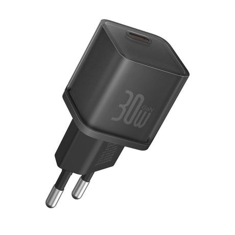 Incarcator Baseus Gallium Nitride (P10162504113-00), GaN5S, Type-C, Fast Charge, 30W, Negru