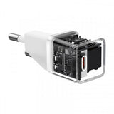 Incarcator Baseus (P10162503213-00), GaN5S, Type-C, 20W, Alb