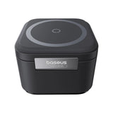 Incarcator Baseus Charging Station (P10264100123-00), Cube Shape, MagSafe, Qi, Type-C, 25W, Negru