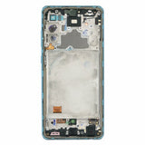 Componenta Samsung Original Display Touchscreen + Frame (16697), Samsung Galaxy A72 4G (SM-A725), GH82-25460B, Albastru