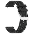 Curea smartwatch Techsuit Watchband 22mm (W051) compatibil cu Huawei Watch GT 2 (46mm)/GT 2 Pro/GT 3 Pro (46mm)/Ultimate, Xiaomi Watch S1, Negru