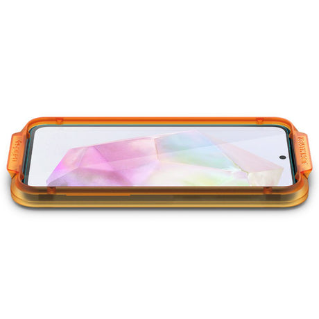 Folie de protectie Spigen (set de 2) Glas.tR Align Master (AGL07772) compatibil cu Samsung Galaxy A35 5G / M35, Transparent