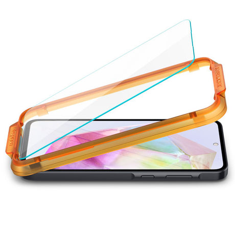 Folie de protectie Spigen (set de 2) Glas.tR Align Master (AGL07772) compatibil cu Samsung Galaxy A35 5G / M35, Transparent
