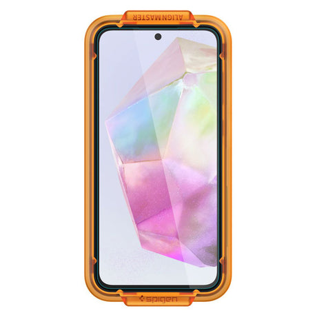 Folie de protectie Spigen (set de 2) Glas.tR Align Master (AGL07772) compatibil cu Samsung Galaxy A35 5G / M35, Transparent