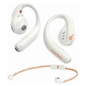 Casti Anker SoundCore AeroFit Pro (A3871G21), for Sport, Bluetooth, Waterproof, Alb