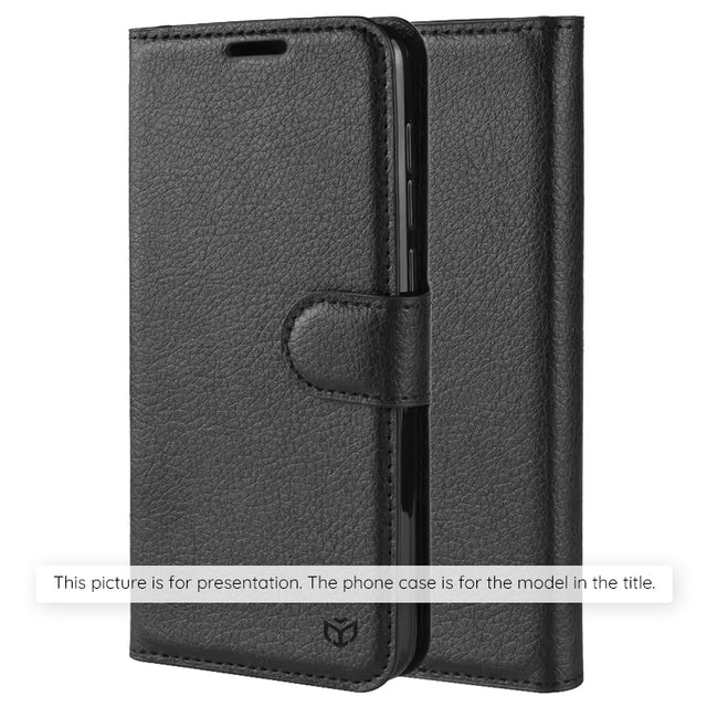 Husa de protectie Techsuit Leather Folio compatibil cu Samsung Galaxy S26, Negru