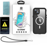 Husă ShellBox pentru iPhone 15 Plus, neagră