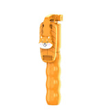 Suport Techsuit Mini Selfie Stick (KT01), Compact Tripod Mount with Detachable Remote Control, 70cm, Portocaliu