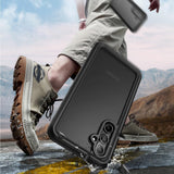 Husa de protectie ShellBox Waterproof IP68 compatibil cu Samsung Galaxy A35 5G, Negru