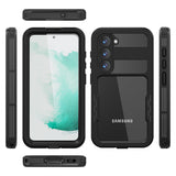 Husa de protectie ShellBox Waterproof IP68 compatibil cu Samsung Galaxy S23, Negru