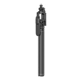 Suport Techsuit Selfie Stick (C05), Large Ajustable Tripod with Bluetooth Remote Control, 360, Aluminium Alloy, 205cm, Negru
