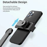 Suport Techsuit Selfie Stick (C01), with Foldable Stable Tripod and Bluetooth Remote Control, 106cm, Negru