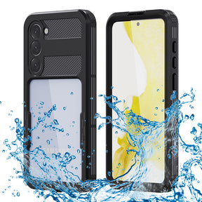 Husa de protectie ShellBox Waterproof IP68 compatibil cu Samsung Galaxy S23 Plus, Negru