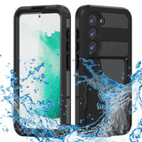 Husa de protectie ShellBox Waterproof IP68 compatibil cu Samsung Galaxy S23, Negru