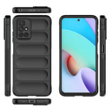 Husă Techsuit Magic Shield neagră pentru Xiaomi Redmi 10 / Redmi 10 2022