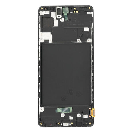 Componenta OEM Display Touchscreen with Frame (19908), Samsung Galaxy A71 4G (SM-A715), Negru